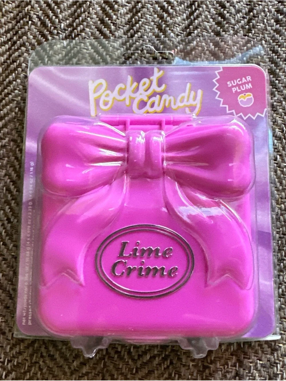 Lime Crime Pocket Candy Sugar Plum Pink Eyeshadow Palette